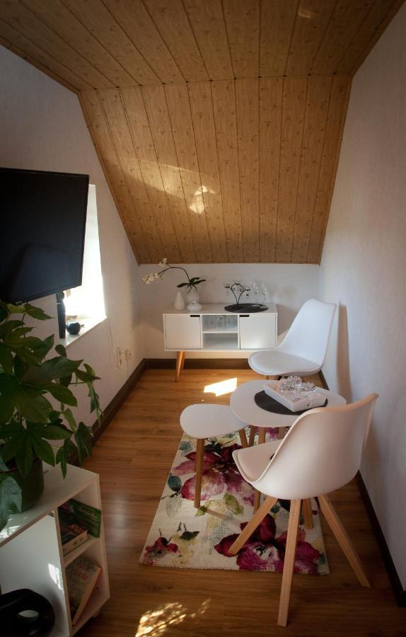Gaestezimmer Im Gruenen Haus Apartment Thum Bagian luar foto